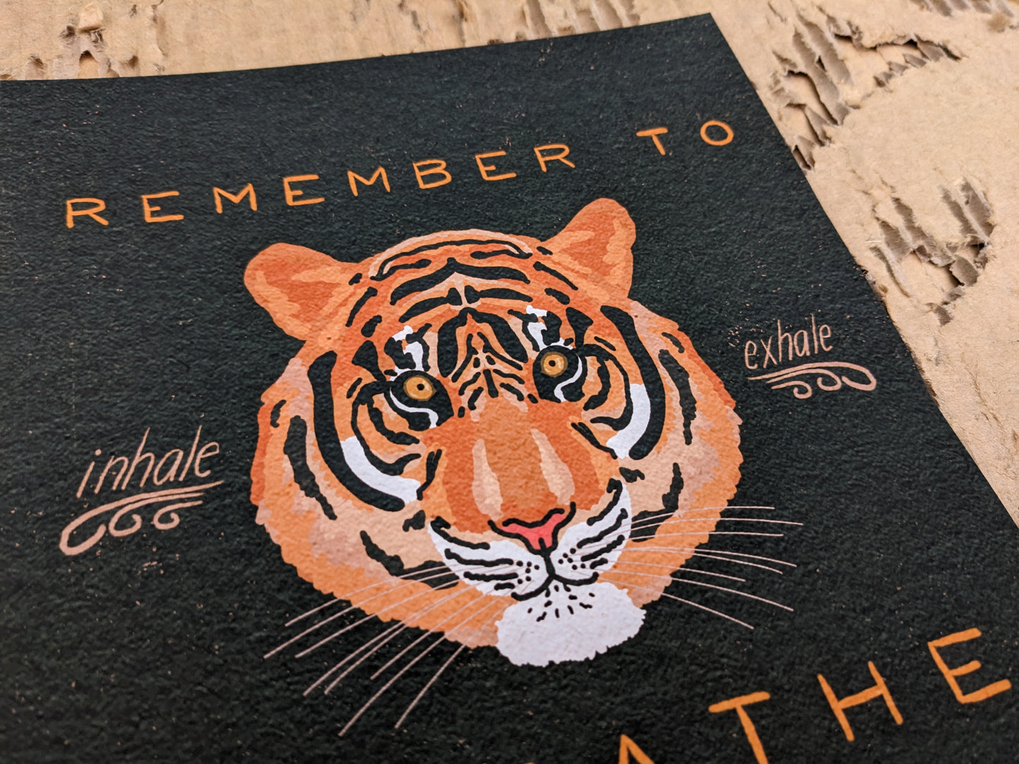 Remember to Breathe Archival Print