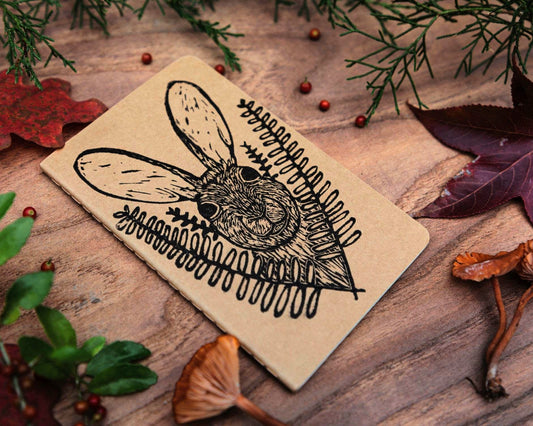 Rabbit in the Ferns Moleskine Notebook