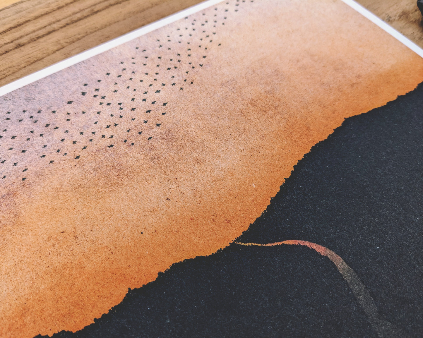 Sol's Ombré Murmuration Archival Print