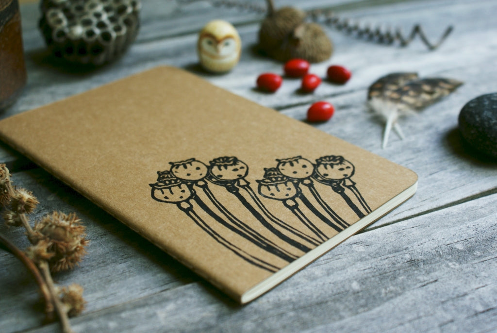 Poppy Flower Notebook