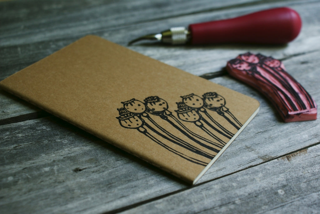 Poppy Flower Notebook