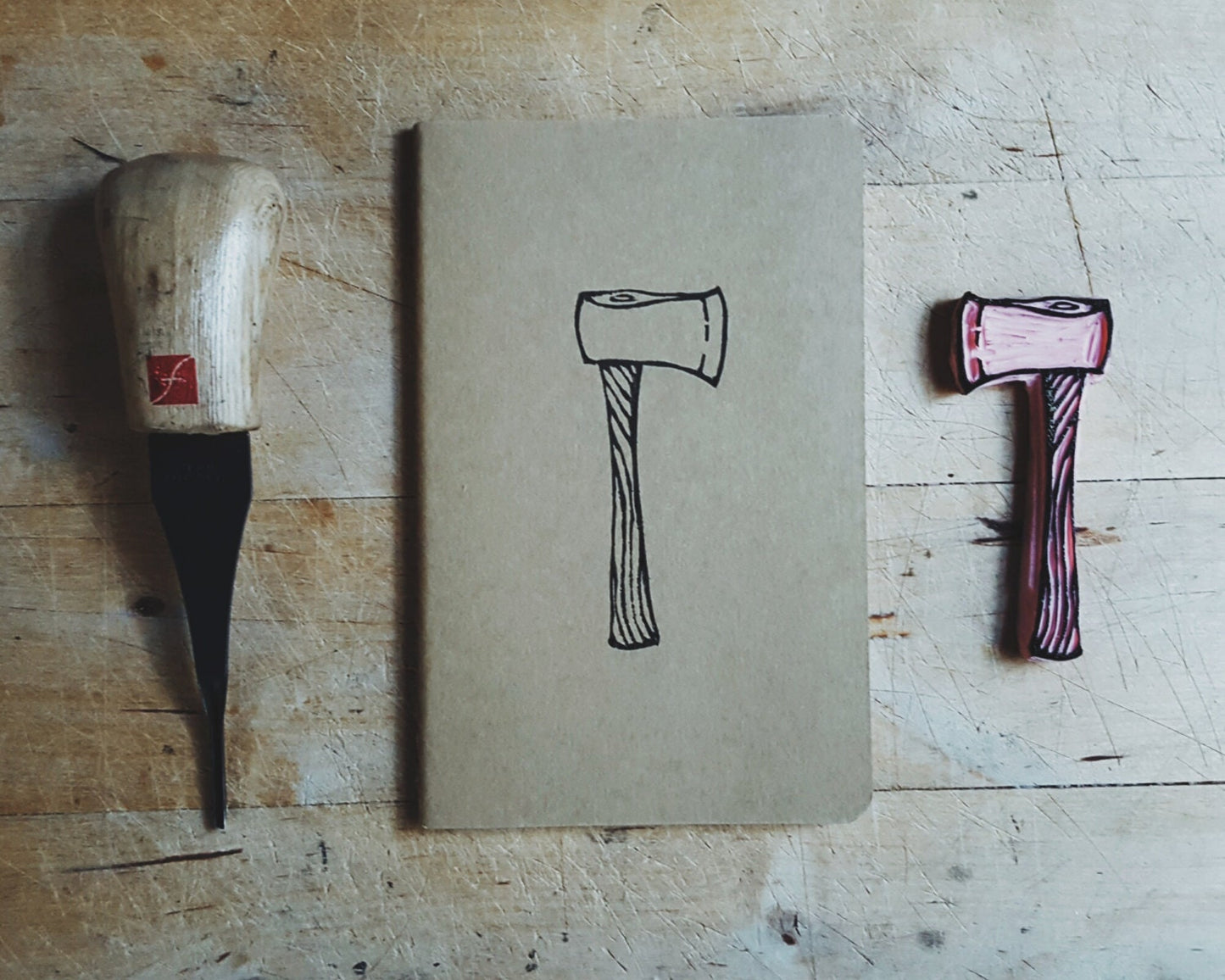 Subtle Axe Lumberjack Notebook