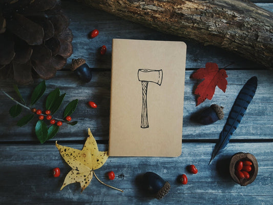 Subtle Axe Lumberjack Notebook
