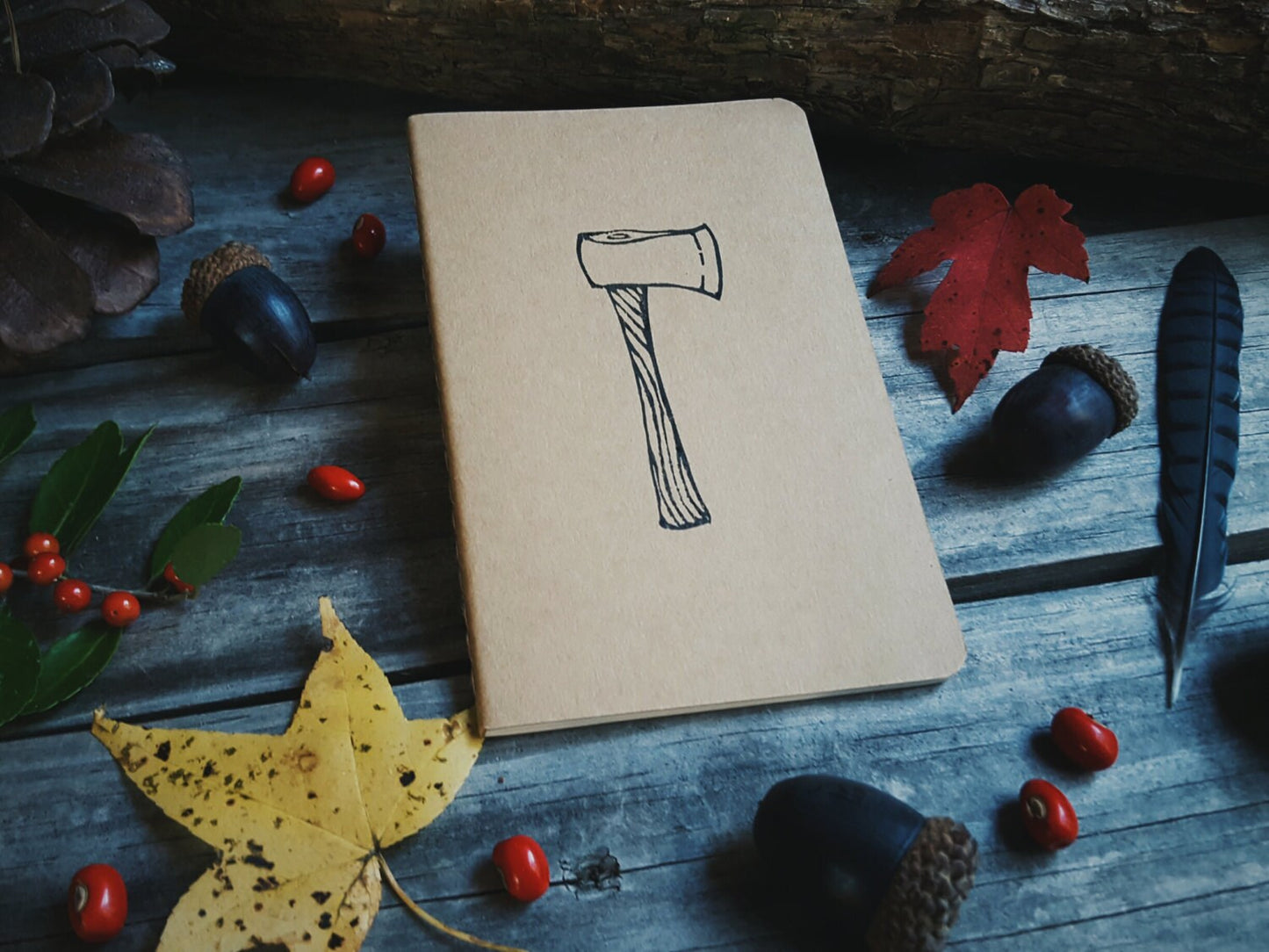 Subtle Axe Lumberjack Notebook
