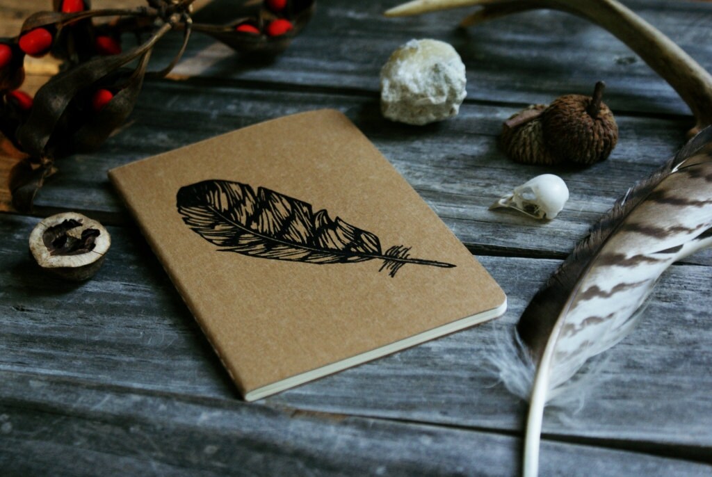 Hawk Feather Notebook