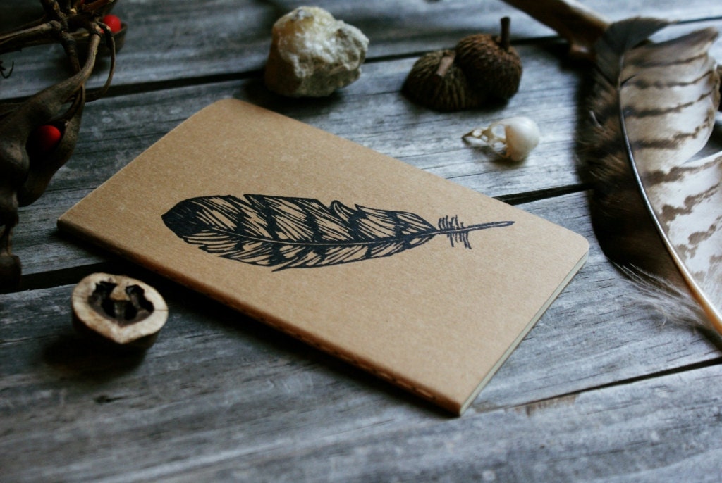 Hawk Feather Notebook
