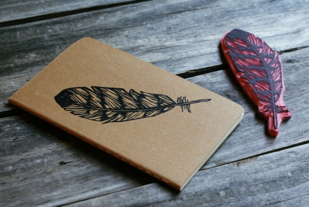 Hawk Feather Notebook