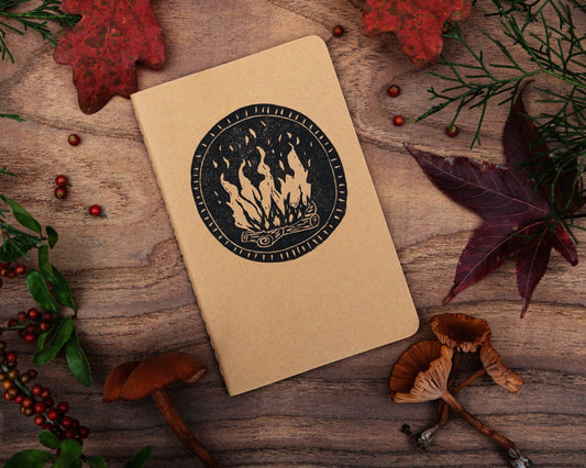 Winter Campfire Notebook
