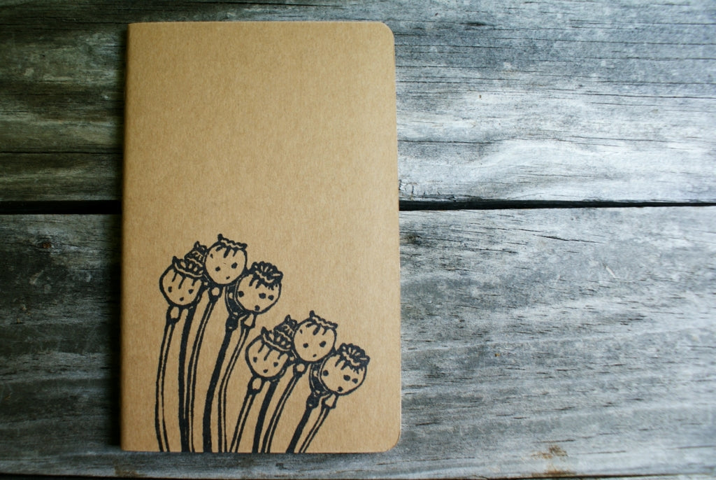 Poppy Flower Notebook