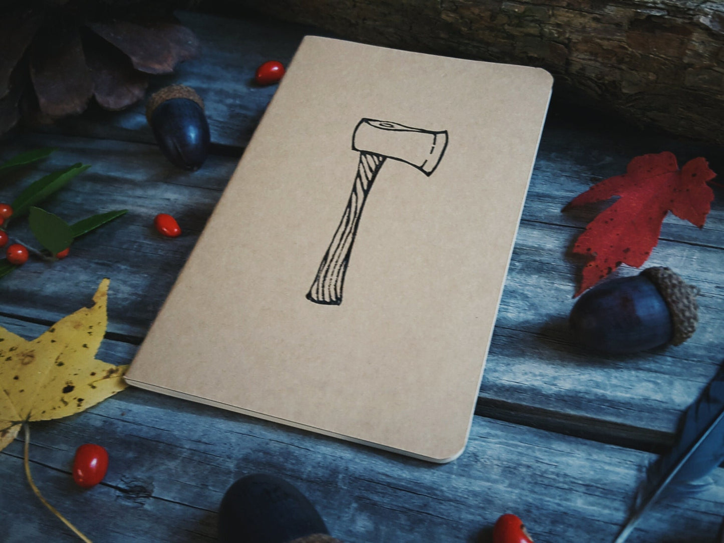 Subtle Axe Lumberjack Notebook