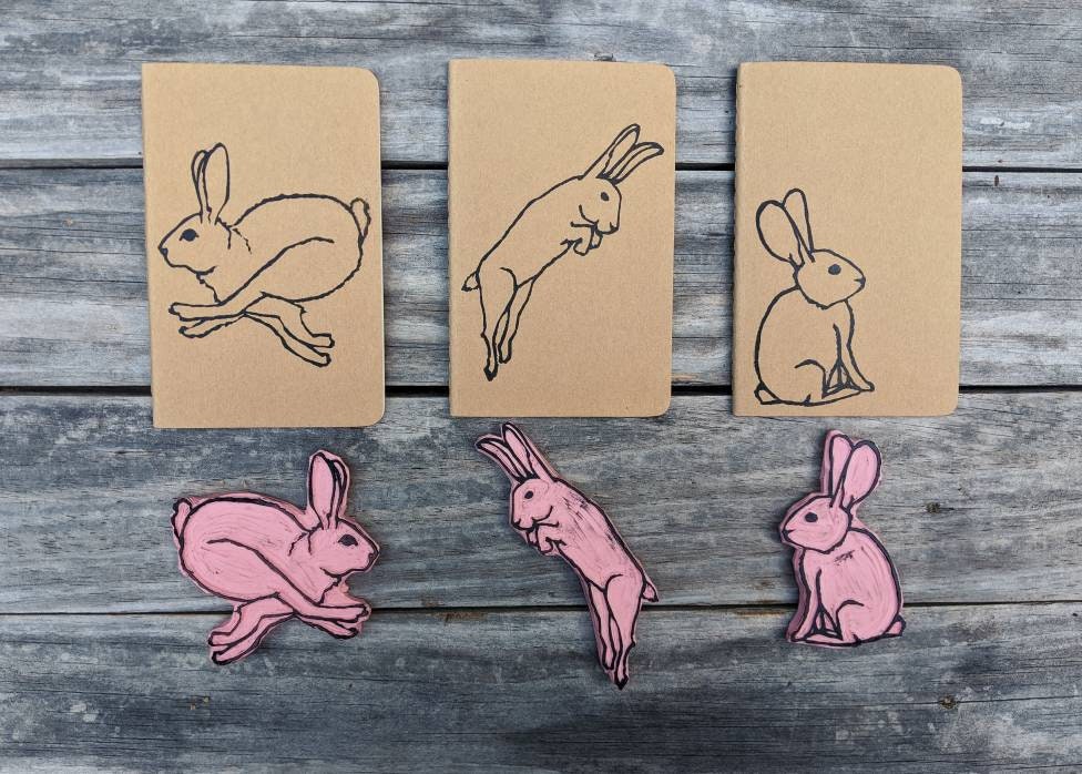 Leaping Rabbit Notebook