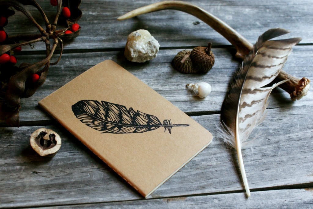 Hawk Feather Notebook